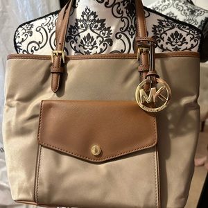 Michael Kors all over fabric bag